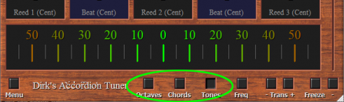 Octaves, chords or tones