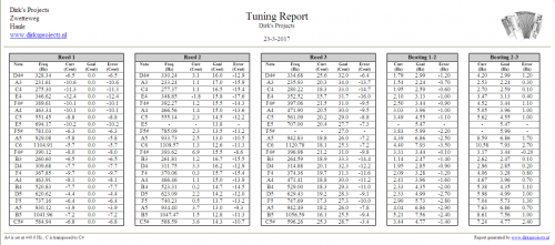 accordion tuning report