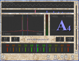 Accordeur d'instruments chromatiques de Dirk