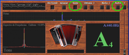 Tocando notas