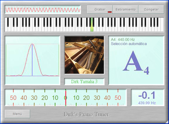 Afinador de pianos “Dirk’s Piano Tuner” v4.0