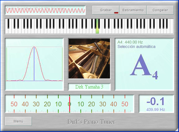 Afinador de pianos “Dirk’s Piano Tuner”