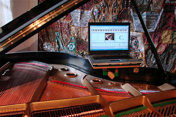 The end design of the piano tuning software